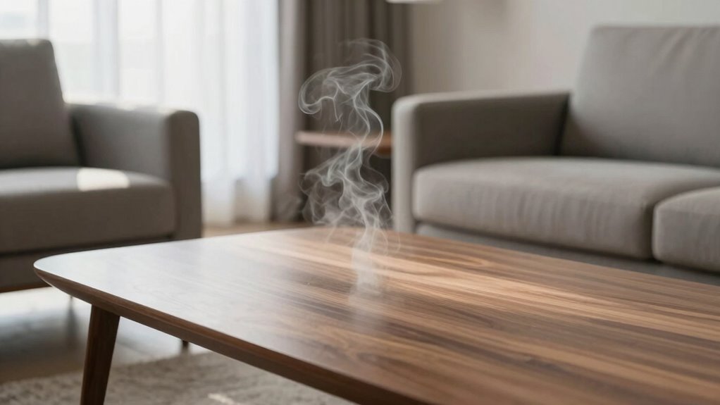 new furniture emits formaldehyde