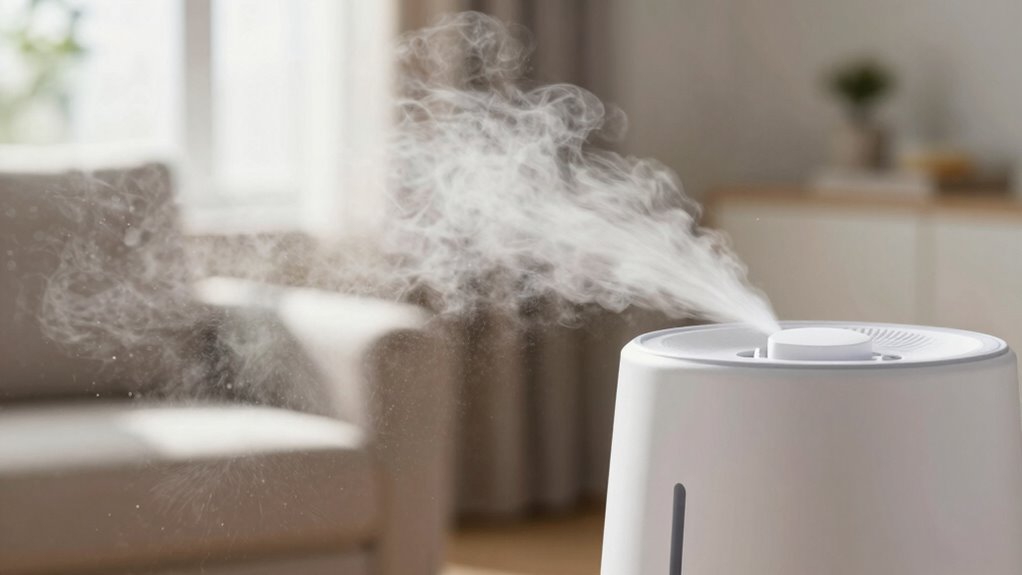 prevent white dust buildup