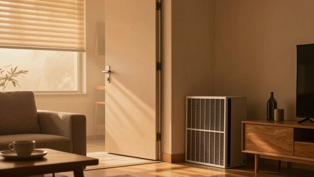 seal and filter indoors