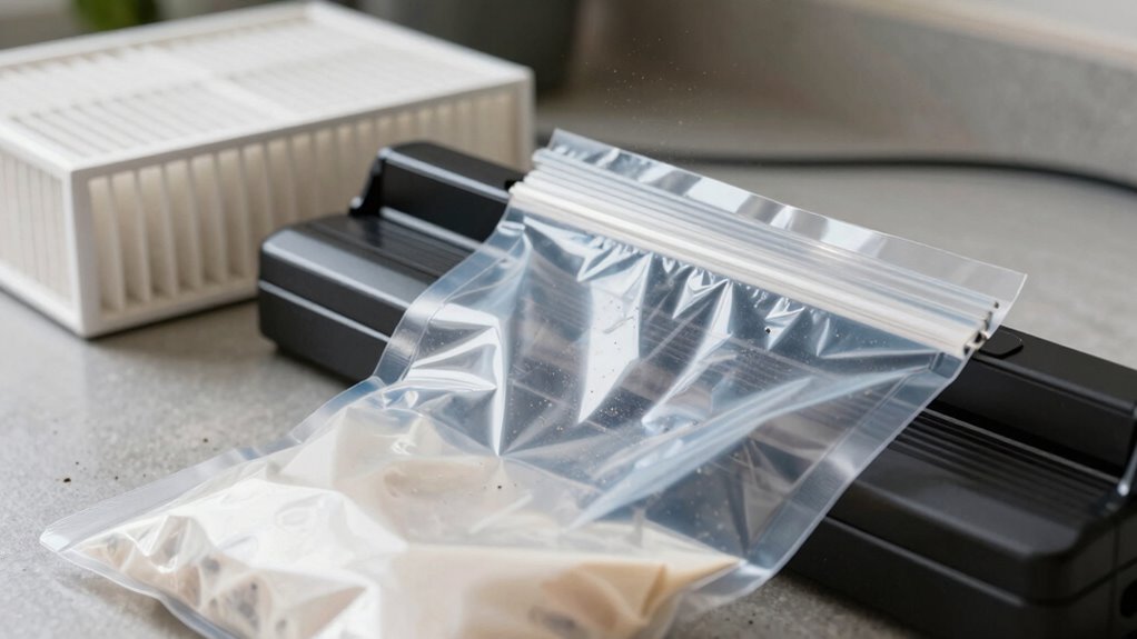vacuum sealing enhances air quality