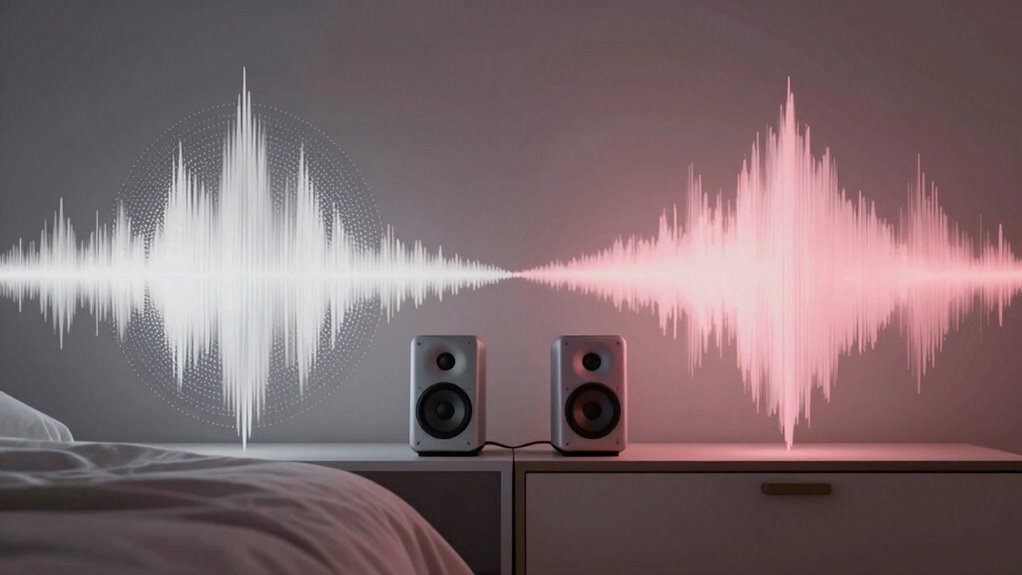 white vs pink noise