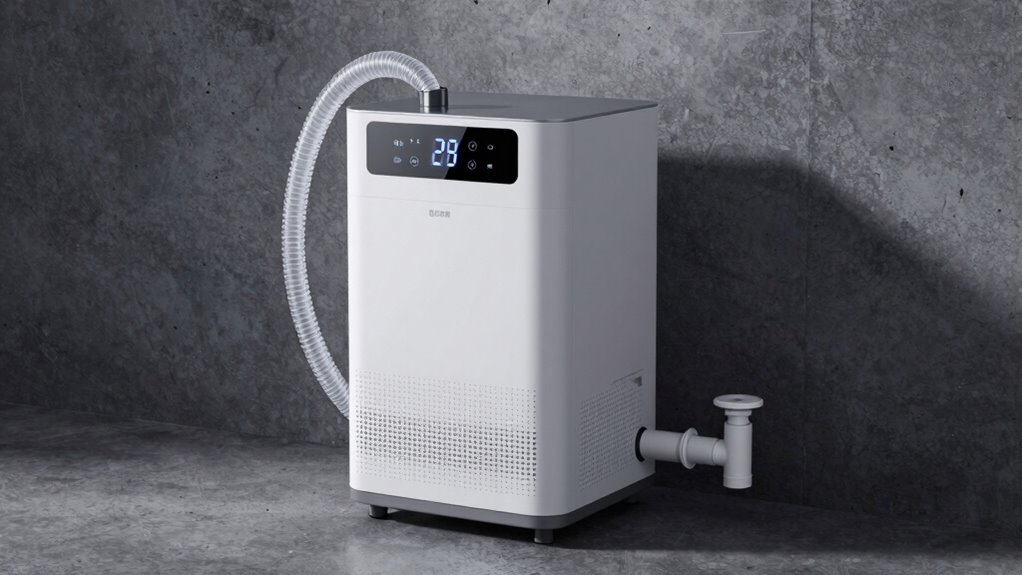 dehumidifier drainage and efficiency