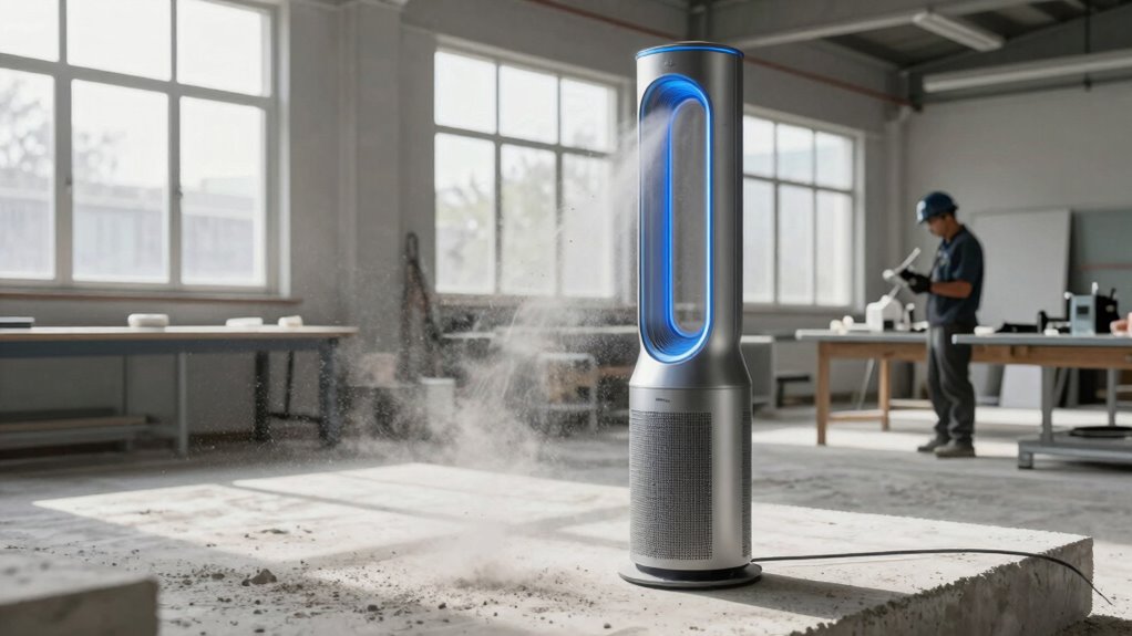 effective concrete dust filtration