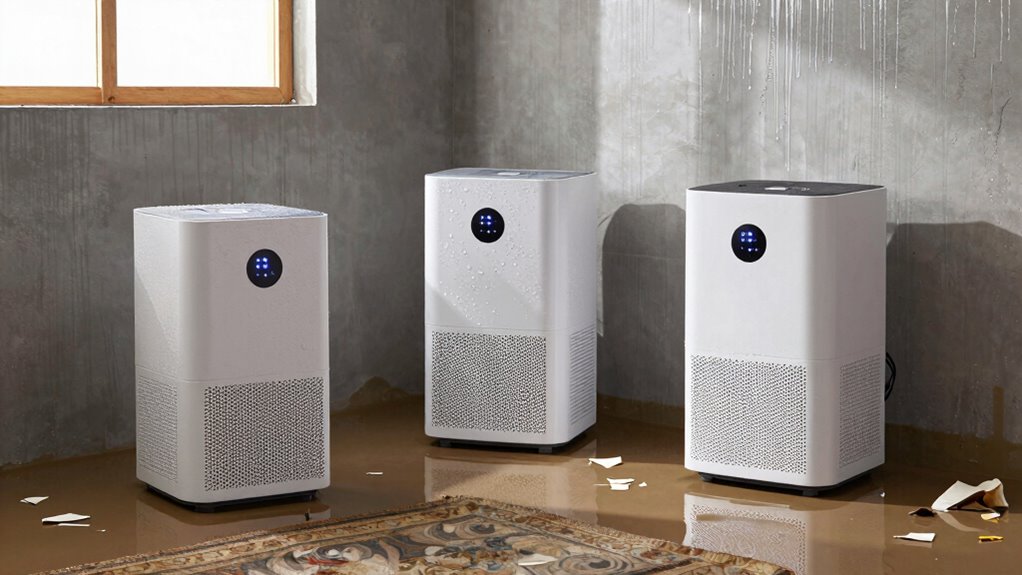 flood recovery dehumidifier features