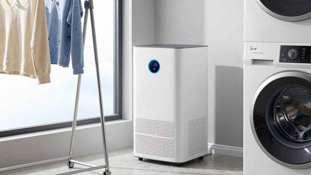 laundry drying dehumidifier features