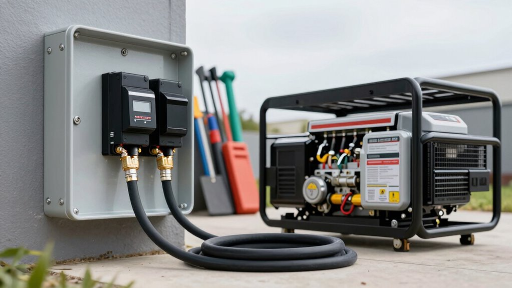 matching generator and home