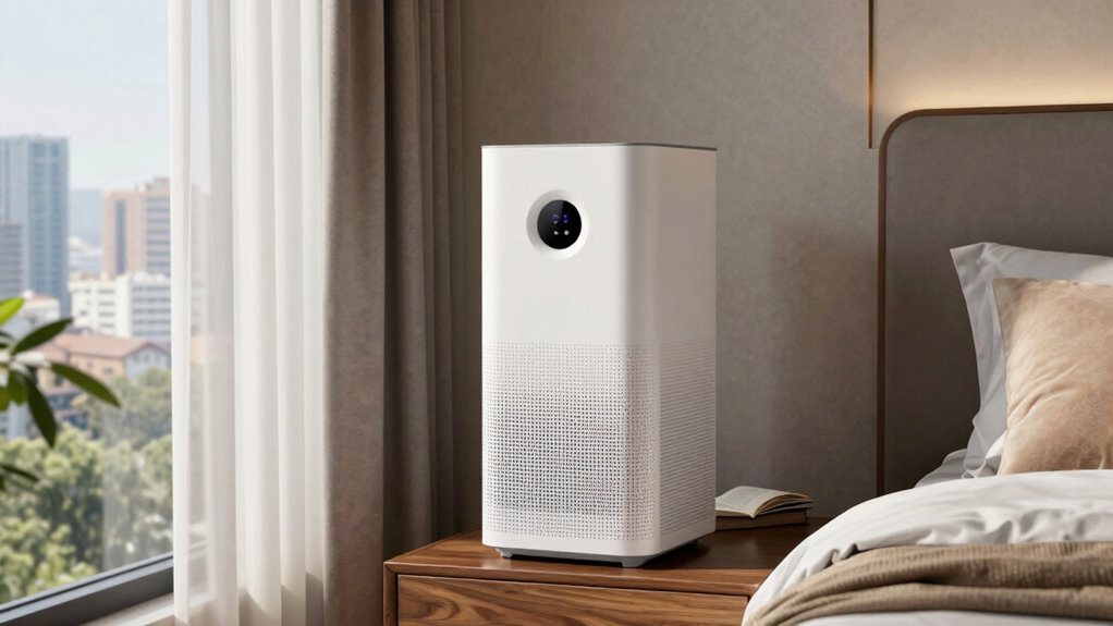 portable efficient quiet air purifier