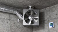 top basement duct fans