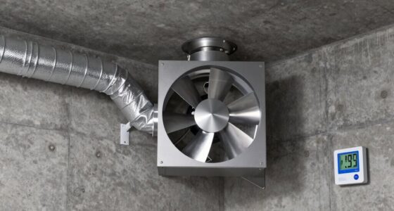 top basement duct fans