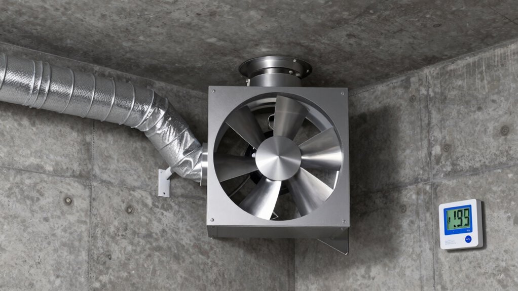 top basement duct fans
