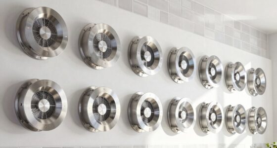 top wall mounted kitchen fans