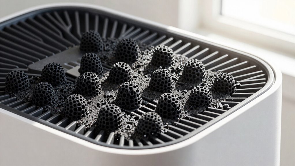 adsorbing indoor pollutants