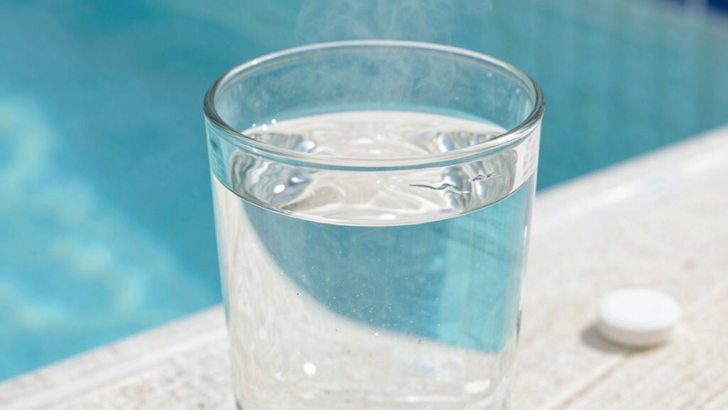 chlorine levels in water