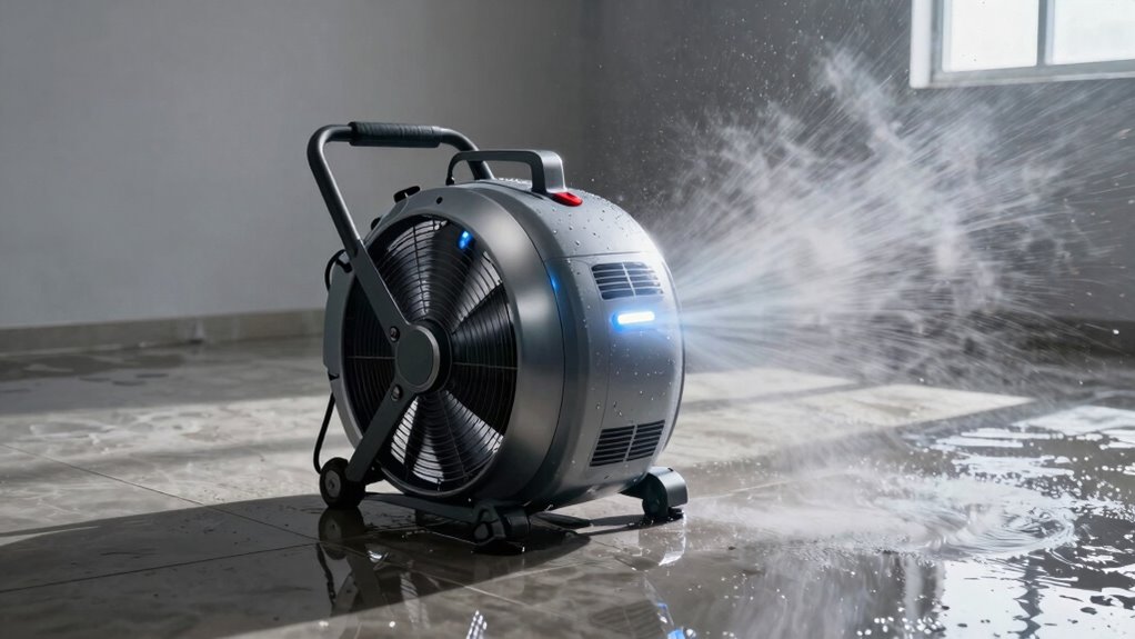 directed airflow enhances drying