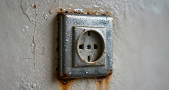 electricity causes corrosion damage