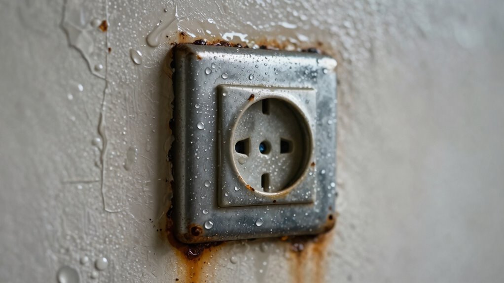 electricity causes corrosion damage