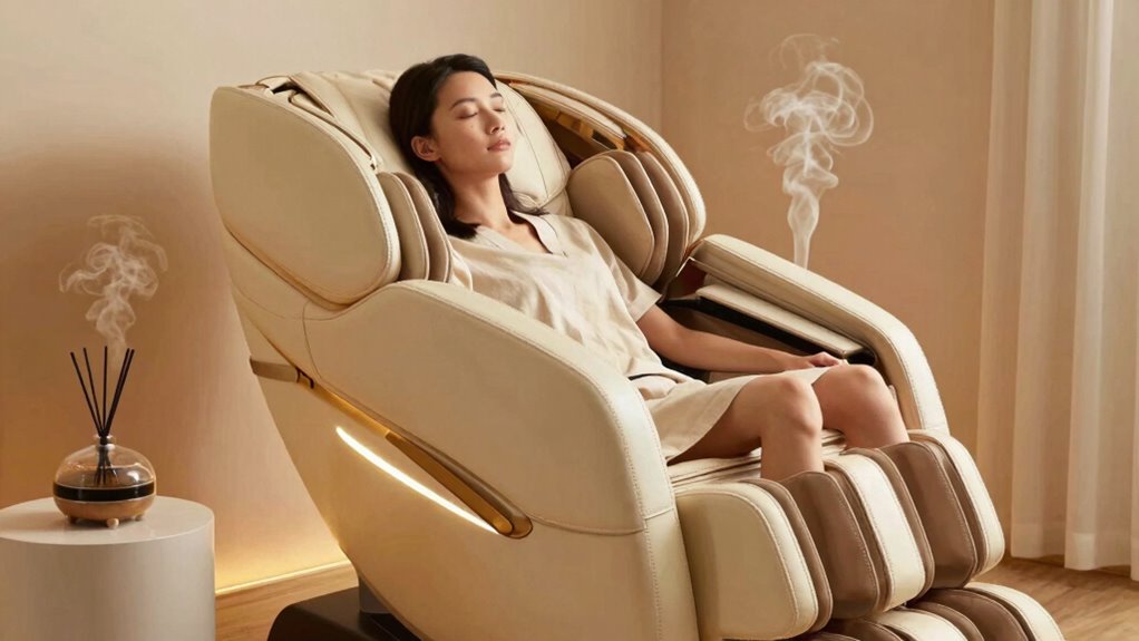 ergonomic relaxation with aromatherapy