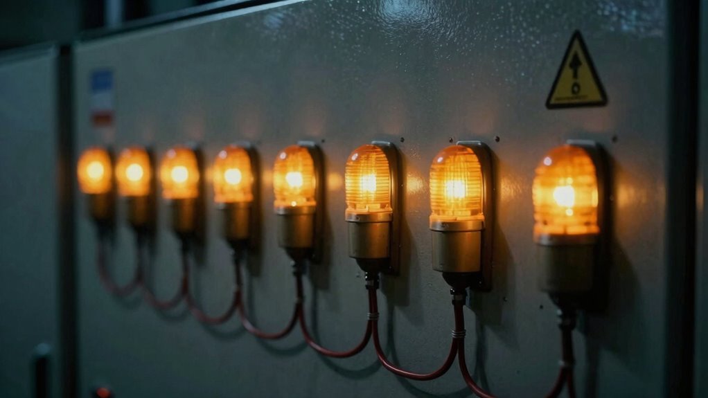 flickering lights signal danger