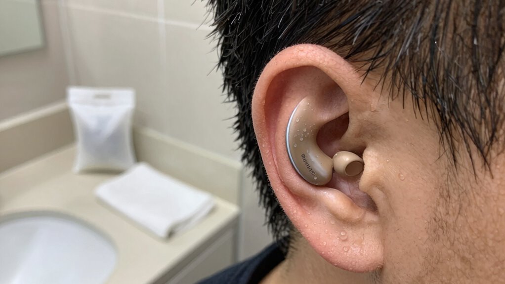 manage moisture for hearing