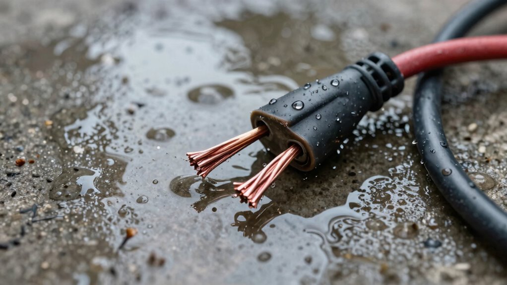 moisture causes electrical damage