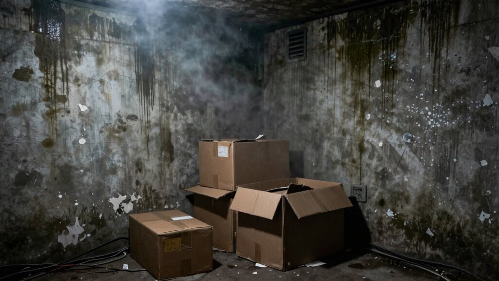 seasonal moisture and mold buildup
