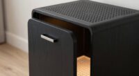 smell control litter box design