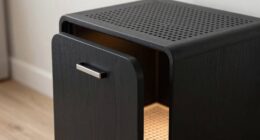 smell control litter box design