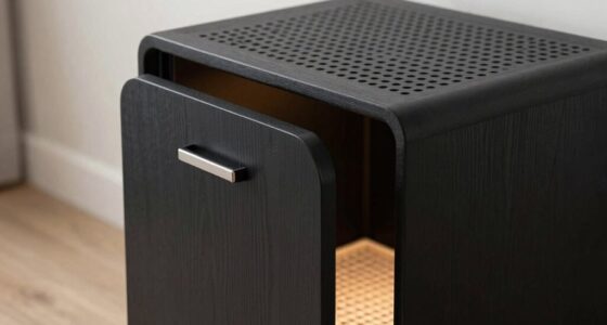 smell control litter box design