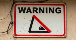 warning sign overlooked frequently